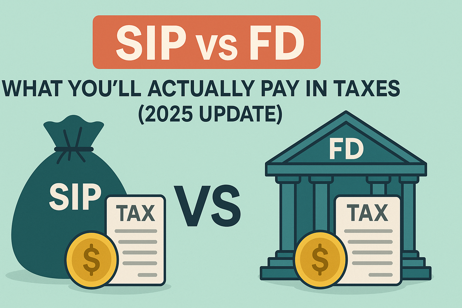 SIP vs FD: What You’ll Actually Pay in Taxes (2025 Update)